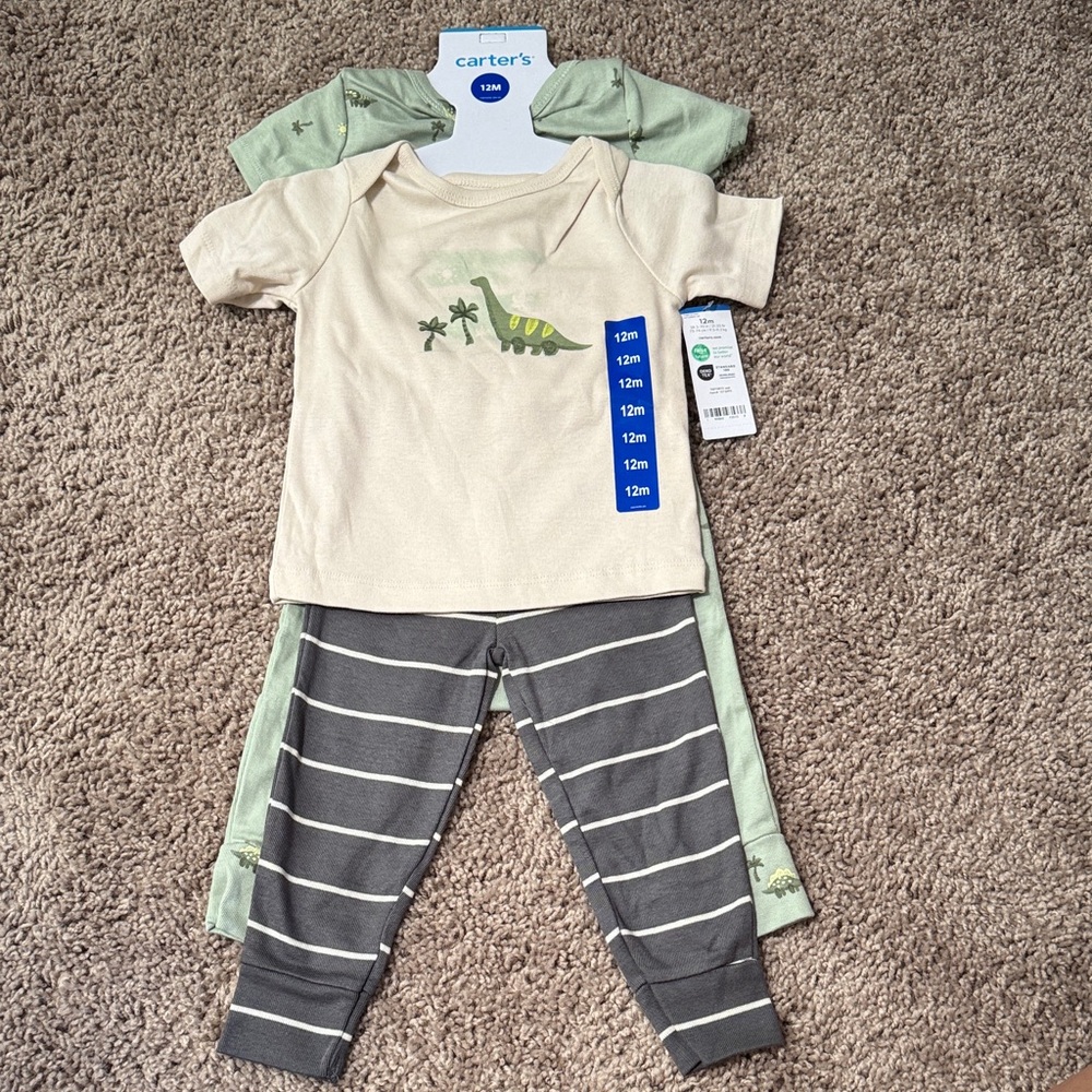 Carter's Dinosaur Outfit 4 Piece Set